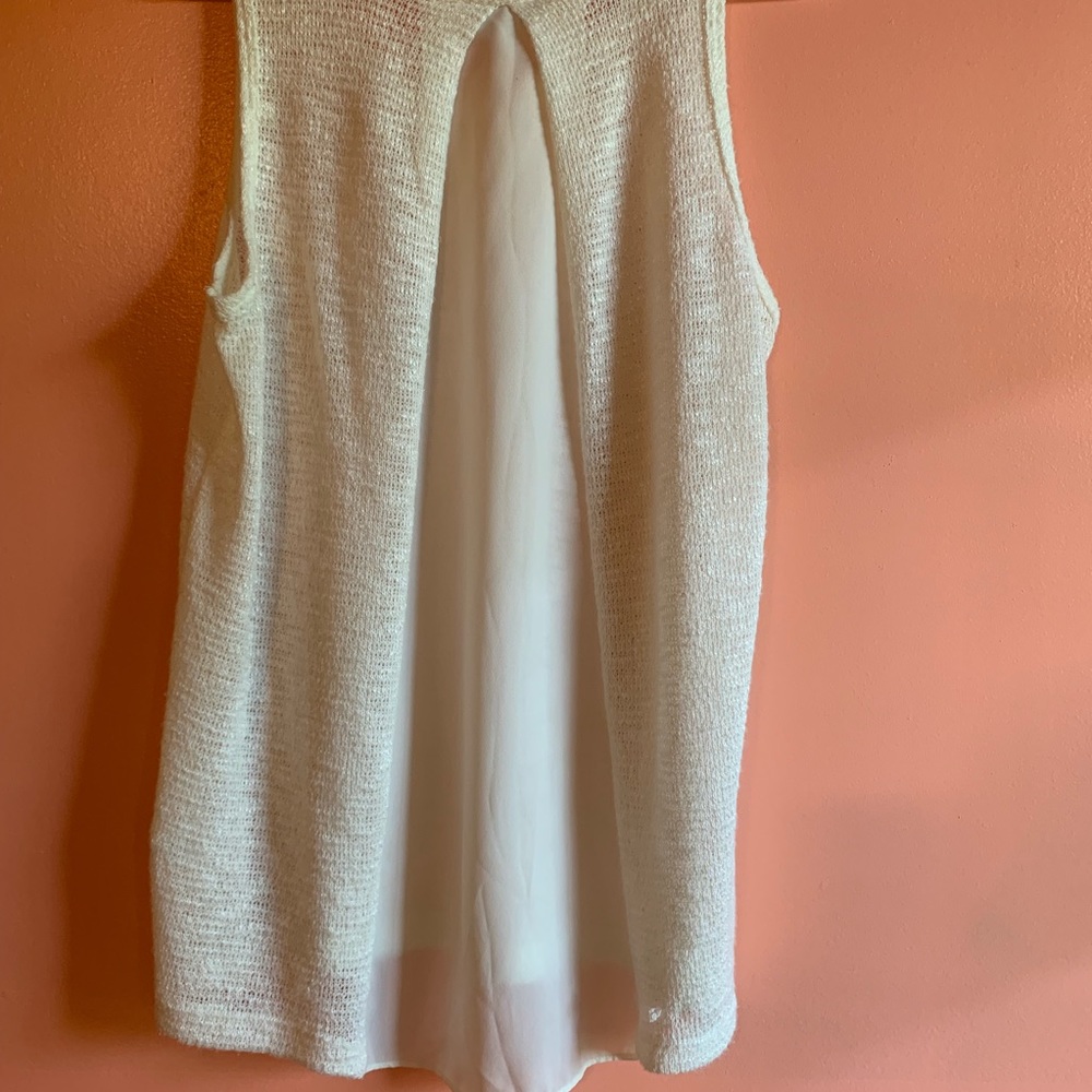 White top-First pictures is back of shirt